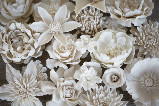 Porcelán virágok