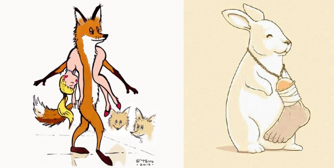 Sokkoló illusztrációk - Mit éreznek az állatok?